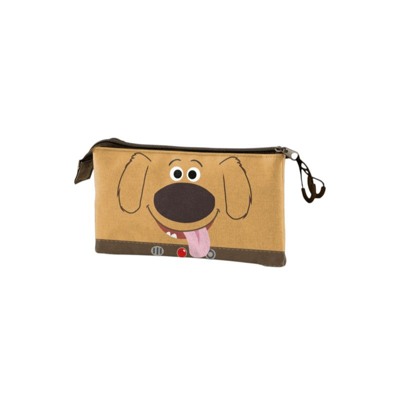 Magic Tour Club UP Dug etui met drie vakken en vrolijk hondenontwerp uit Disney Pixar film
