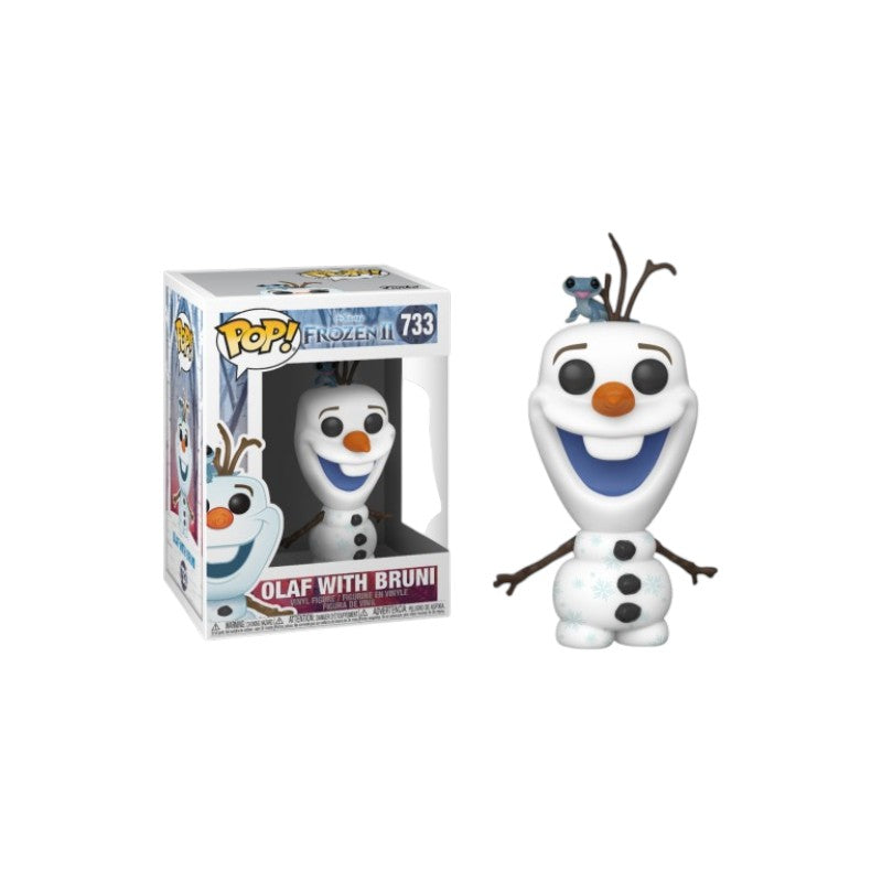 Magic Tour Club Funko Pop figuur van Olaf met Bruni uit Frozen 2 in een stijlvolle vensterdoos