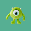 Magic Tour Club Mike Wazowski Flufflets knuffel van 25 cm in zacht groen pluche met één groot oog