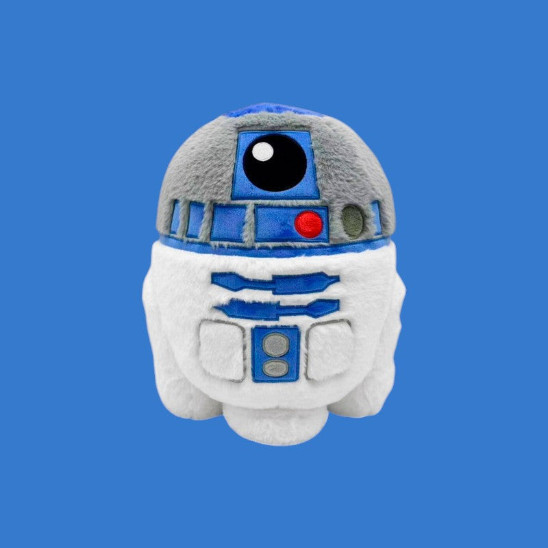 Magic Tour Club Star Wars R2-D2 knuffel van 35 cm in zachte blauw-witte pluche uitvoering