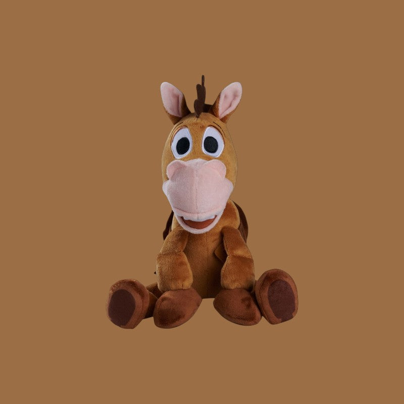 Magic Tour Club Toy Story Bullseye pluche knuffel van 25 cm in zachte bruine stof met vriendelijke uitstraling