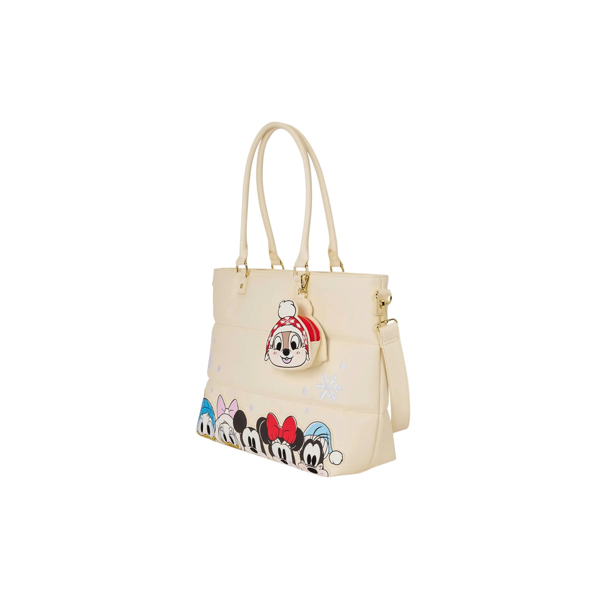 Mickey & Friends Puff Tote Bag LoungeFly
