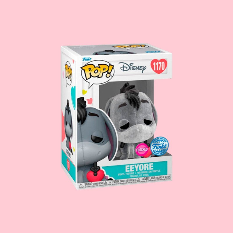 Magic Tour Club Funko POP Iejoor figuur met zachte flocked textuur, grijze kleur en rood hartje in vensterdoos.
