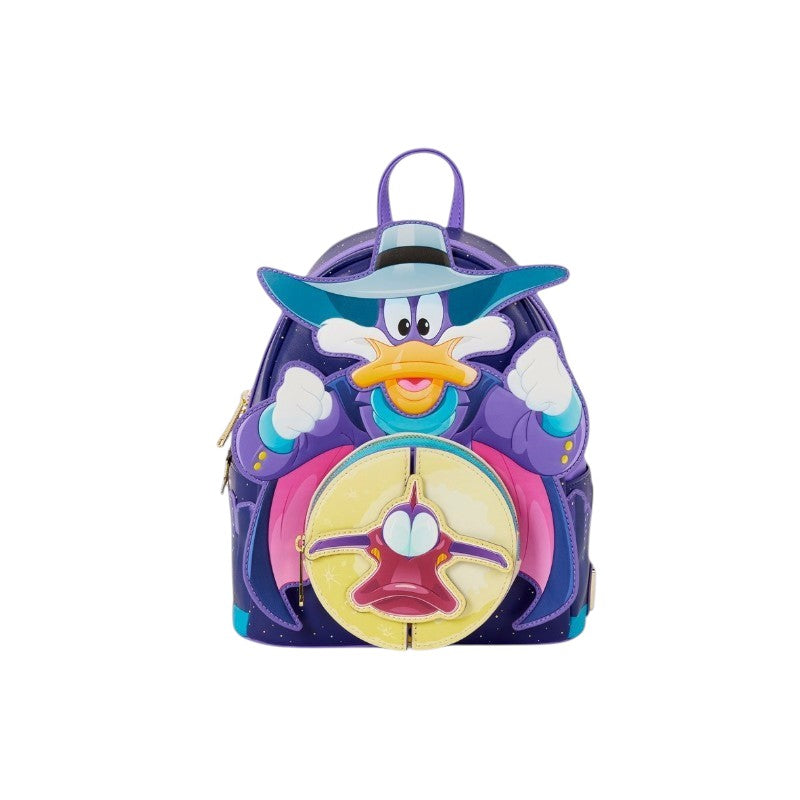 Magic Tour Club Disney Loungefly mini rugzak met Darkwing Duck en zijn iconische masker in paars en geel