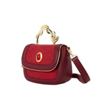 Magic Tour Club Disney Princess Jasmine Cobra crossbody tas in bordeauxrood met goudkleurig handvat en edelsteen