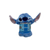 Magic Tour Club blauwe Disney Stitch plaid met capuchon, zachte fleece deken van 120x150 cm met Stitch gezicht