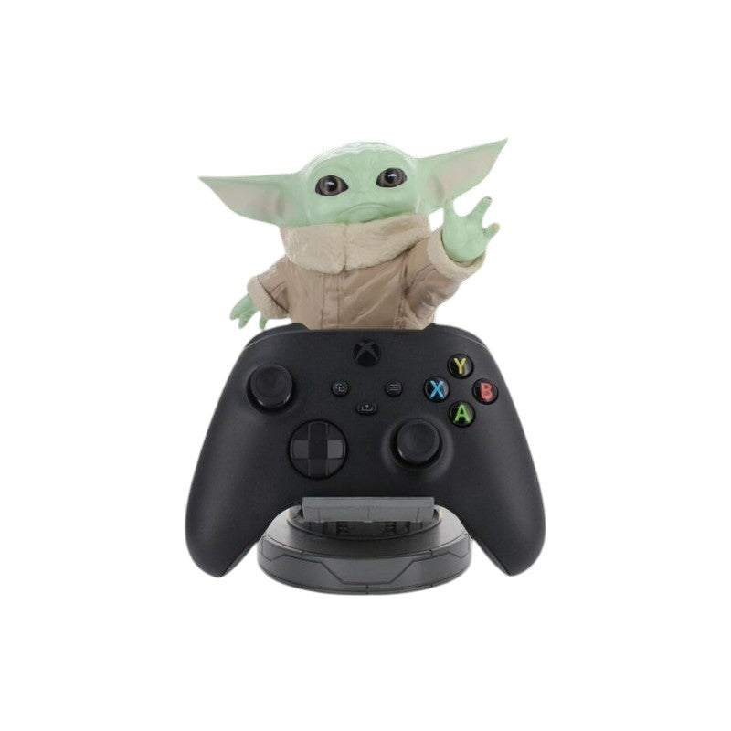 Magic Tour Club Star Wars Grogu Cable Guy figuur die een zwarte Xbox controller vasthoudt