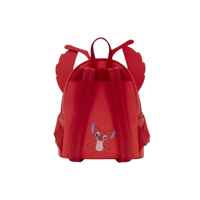 Magic Tour Club Disney Loungefly Lilo & Stitch Leroy cosplay rugzak in rood met vleugeldetails op de achterkant