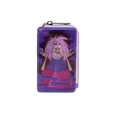 Magic Tour Club Disney Loungefly kaarthouder met Madam Mim lenticulair ontwerp in paarse kleuren