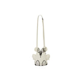 Magic Tour Club Disney Mickey & Minnie crossbody tas in wit met glow-in-the-dark spookachtig design