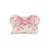 Magic Tour Club Disney Minnie Mouse portemonnee van LoungeFly met bloemenprint en roze fluwelen strik