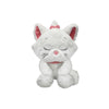 Magic Tour Club Marie verzwaringsknuffel, een witte pluche kat van 1,5 kg met roze accenten voor rust en ontspanning.