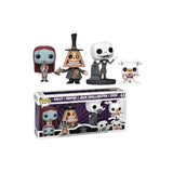 Magic Tour Club Funko Pop 4-pack met Jack Skellington, Sally, de burgemeester en Zero uit The Nightmare Before Christmas