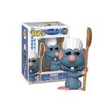 Magic Tour Club Funko Pop figuur van Remy uit Ratatouille met koksmuts en houten lepel in een vensterdoos