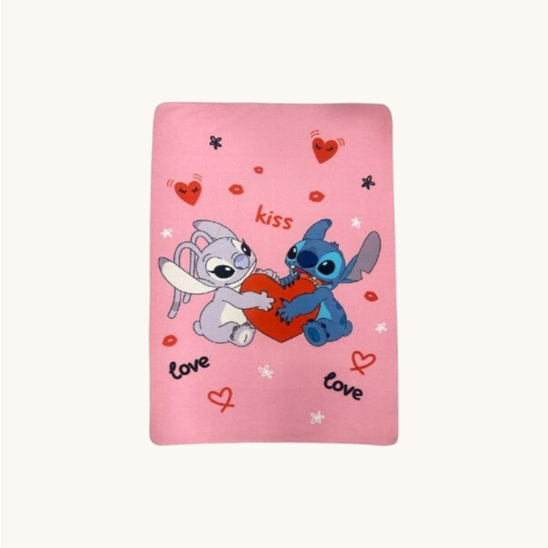 DEKEN DISNEY STITCH EN ANGEL 100x140CM