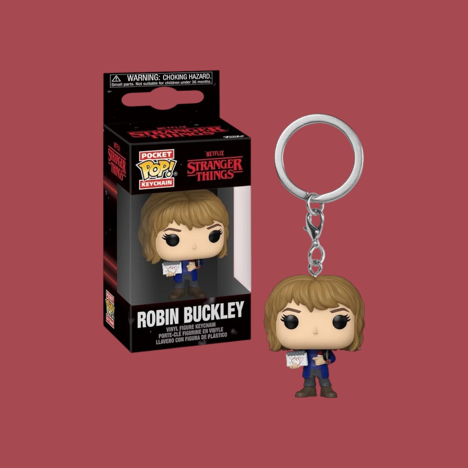 STRANGER THINGS S5 - Pocket Pop Keychain - Robin Buckley