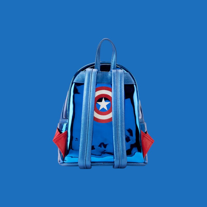 Loungefly Marvel Captain America metallic backpack 26cm
