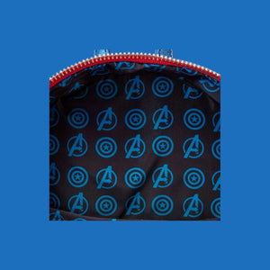 Loungefly Marvel Captain America metallic backpack 26cm