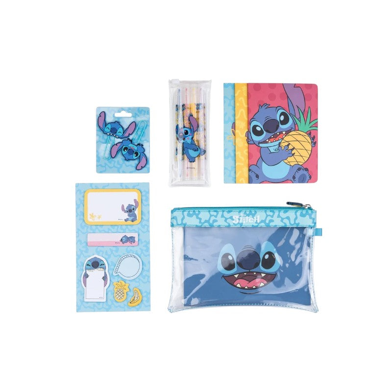 STITCH - Stationery Set with 3 A6 Notebooks - 10pc.