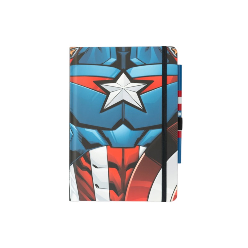 CAPTAIN AMERICA - A5 Premium Notebook + Pen