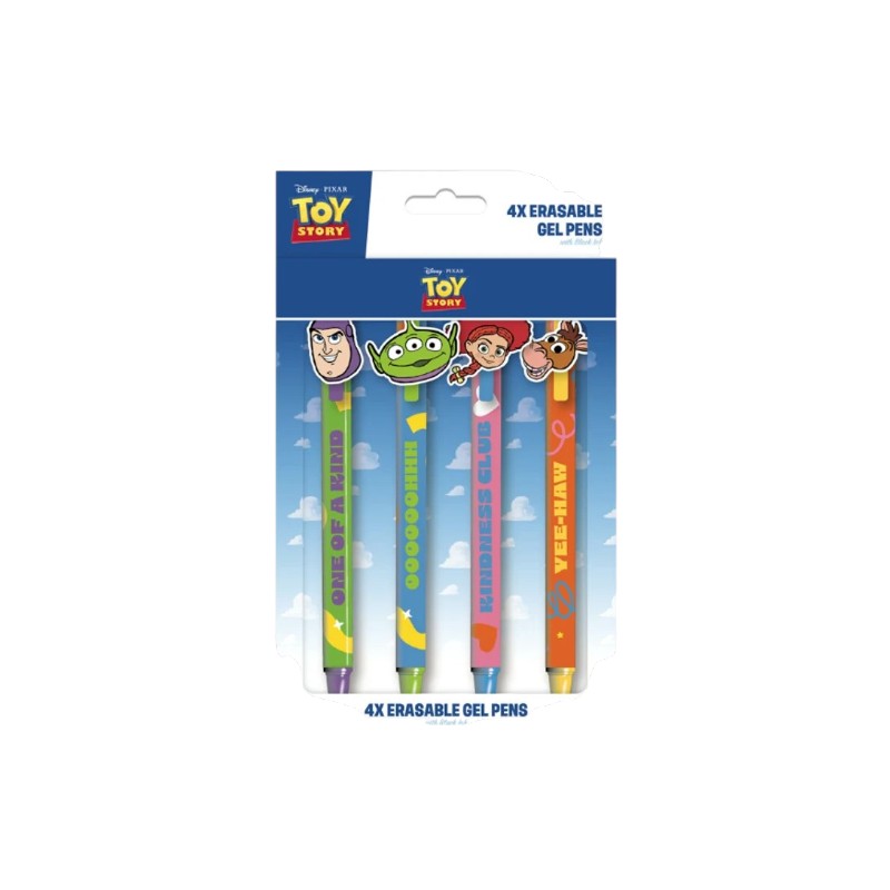 TOY STORY - 4 Head Topper Erasable Gel Pens