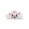 Magic Tour Club pluche etui van Marie uit The Aristocats in wit met roze strikje en rits