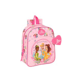 Magic Tour Club Disney Princess rugzak in roze met prinsessenprint, hartvormige hanger en verstelbare schouderbanden.