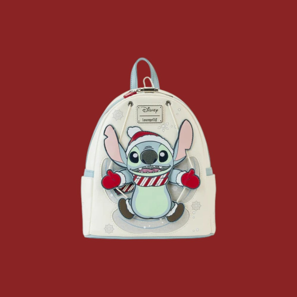LILO & STITCH - Stitch Snow Angel - Mini Backpack LoungeFly