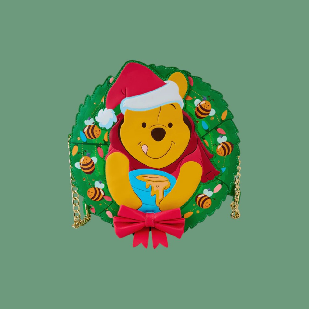 WINNIE THE POOH - Stuck in Wreath - Crossbody bag Loungefly