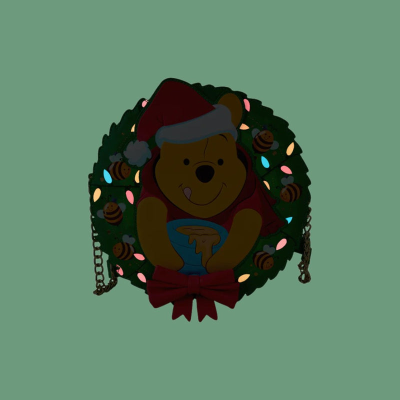 WINNIE THE POOH - Stuck in Wreath - Crossbody bag Loungefly