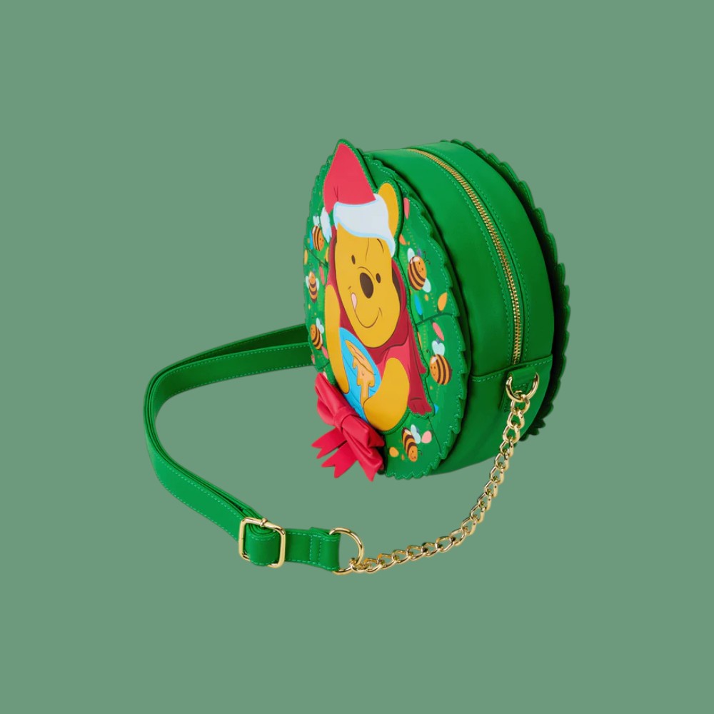 WINNIE THE POOH - Stuck in Wreath - Crossbody bag Loungefly