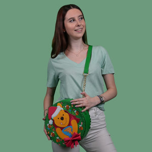WINNIE THE POOH - Stuck in Wreath - Crossbody bag Loungefly