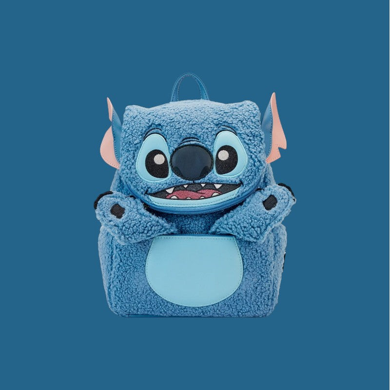 Disney by Loungefly Backpack Stitch Plush Pocket