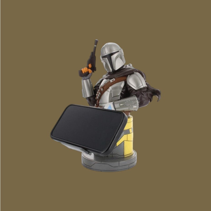 Star Wars The Mandalorian Bounty Hunter figure clamping bracket Cable guy 21cm