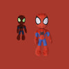 Magic Tour Club Marvel Spider-Man pluche knuffel van 25 cm in rood en blauw met iconisch webpatroon en witte ogen