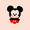 Magic Tour Club Mickey Mouse knuffel van 35 cm in zacht pluche met iconische rode broek en zwarte oren