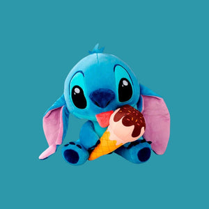 Disney Stitch Ice Cream plush toy 25cm