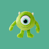 Magic Tour Club Mike Wazowski Flufflets knuffel van 25 cm in zacht groen pluche met één groot oog