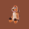 Magic Tour Club Disney The Lion King Timon knuffel van 25 cm met zachte goudbruine vacht en oranje kuifje