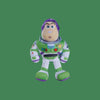 Magic Tour Club Buzz Lightyear knuffel van 25 cm in iconisch wit, groen en paars ruimtepak van zachte stof.