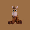 Magic Tour Club Toy Story Bullseye pluche knuffel van 25 cm in zachte bruine stof met vriendelijke uitstraling