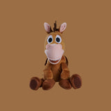Magic Tour Club Toy Story Bullseye pluche knuffel van 25 cm in zachte bruine stof met vriendelijke uitstraling