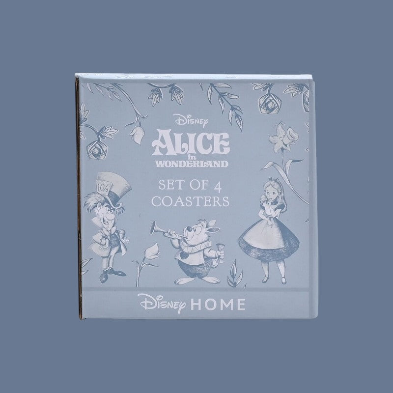Disney Alice in Wonderland set of 4 coasters