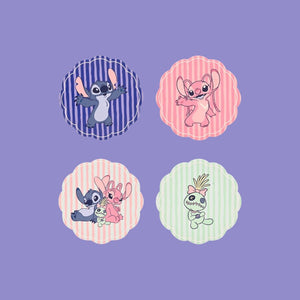 Disney Stitch set of 4 ceramic coasters