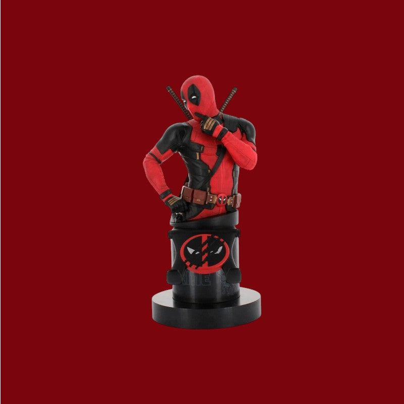 Marvel Deadpool 3 figure clamping bracket Cable guy 21cm
