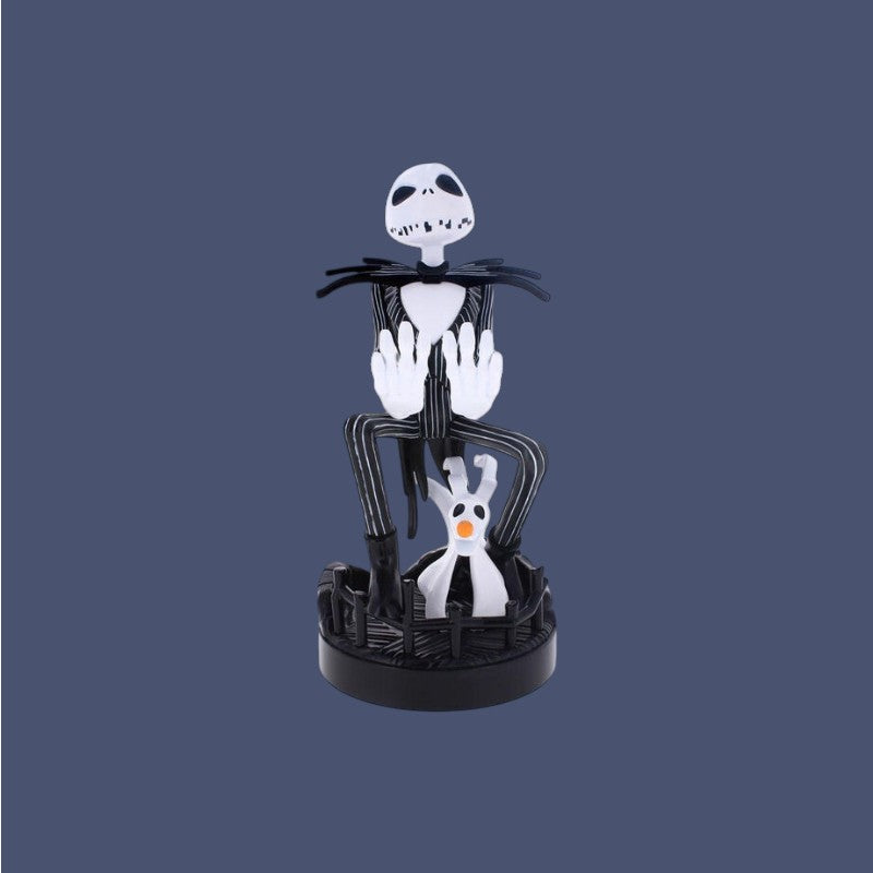 Disney Nightmare Before Christmas Jack Skellington figure clamping bracket Cable guy 21cm