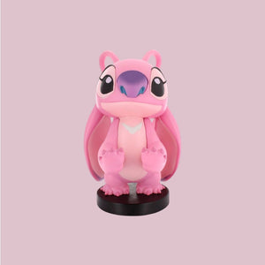 Disney Stitch Angel figure clamping bracket Cable guy 21cm