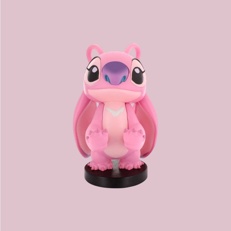 Disney Stitch Angel figure clamping bracket Cable guy 21cm