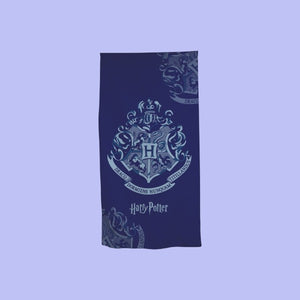 HARRY POTTER - Blue - Beach Towel 100% Microfiber - 70x140cm