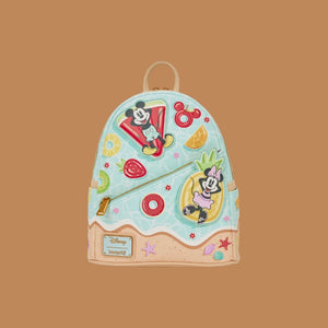 Disney Loungefly Mini Sac A Dos Mickey & Minnie Beach Fun
